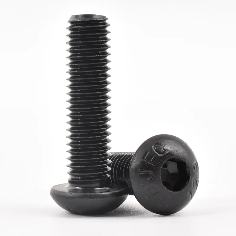 Black Oxide Hex Socket -knapphuvudskruvar