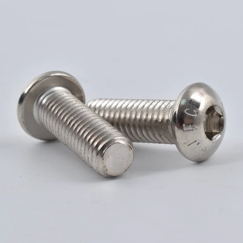 Nickel-plated Hex Socket Button Head Screws Nickel-plated Hex Socket Button Head Screws